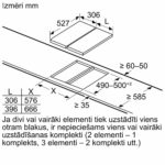 Iebūvējama indukcijas plīts virsma Bosch Serie | 6 Domino, 30cm, PIB375FB1E