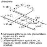 Iebūvējama elektriskā plīts virsma Bosch Serie | 6, 60cm, PKF675FP2E