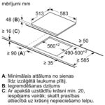 Iebūvējama elektriskā plīts virsma Bosch Serie | 6, 60cm, PKE645FP2E