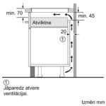 Iebūvējama indukcijas plīts virsma Bosch Serie | 4 Flush mount, 60cm, PIE601BB5E, iegremdējama