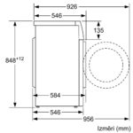 Veļas mašīna Bosch Serie | 2, 7kg, 1400 apgr./min., WAJ280L2SN