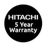 Ledusskapis ar saldētavu Hitachi R-W661PRU1 (GGR) New Big French, 183.5×85.5cm, pelēks