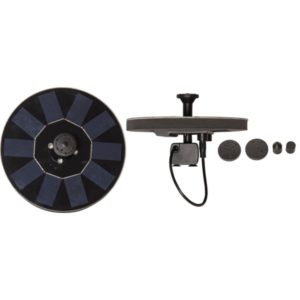 Strūklaka ar saules bateriju un LED gaismām Star Trading Fountain RGB 16cm, IP68