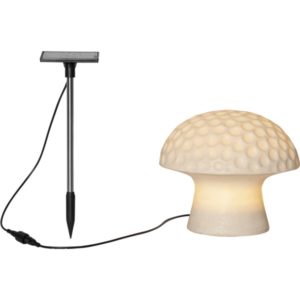 LED dārza gaismeklis ar saules bateriju Star Trading Sandy, 19cm, 4LED, 2700K, IP44, Smilšakmens