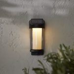 LED sienas gaismeklis ar saules bateriju Star Trading Alippa, 21cm, 15lm, 3000K, IP44