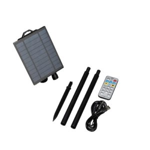 Saules panelis LED virtenēm Konstsmide Solar Battery box, Sensor/Timer/DIM/MODE, IP44, ar pulti