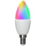 Viedā LED spuldze Star Trading Smart E14, C37, 4.9W, 470lm, 2700K, RGBW