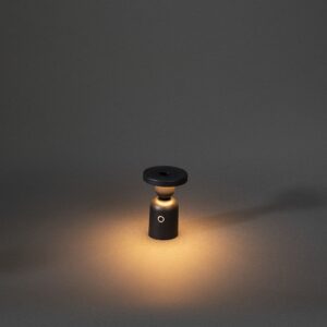 LED galda lampa uzlādējama Konstsmide Nantes USB, 12.5cm, 2.2W, 120lm DIM, 2700/3000K, IP54