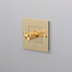 Dimmera slēdzis Buster + Punch London 1G DIMMER / 250W LED / BRASS, CDK-053435