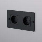 Kontaktligzda Buster + Punch London 2G SOCKET / BLACK, Schuko Type F, CSK-023440