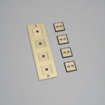 Rāmis 4-vietīgs Buster + Punch London 4G WALL PLATE / VERTICAL / BRASS, CPL-052402