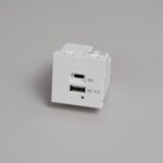 Kontaktligzdas modulis Buster + Punch London SOCKET MODULE / USB A QC 3.0 + C, CXM-141906