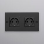 Kontaktligzda Buster + Punch London 2G SOCKET / BLACK, Schuko Type F, CSK-023440