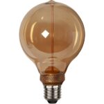 Dekoratīvā LED spuldze Star Trading One Amber E27, G95, 2W, 100lm, 1800K, 3Step-DIM Memory