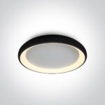 LED griestu gaismeklis OneLight The LED Decorative Plafo 62144N/B/W, 50W, 4250lm, 3000K, IP20