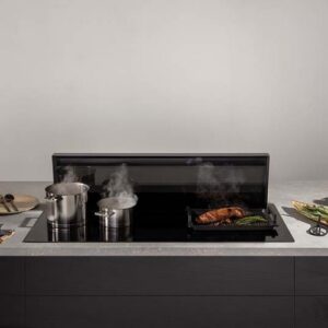 Iebūvējama indukcijas virsma ar nosūcēju Novy Panorama Pro 42110, 120cm, 10/20/30cm