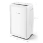 Mitruma savācējs Sharp 16L Dehumidifier UD-P16E-W, 270W, 38m², 3.8l, 48 dB(A), 16l/dienā