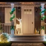 Viedā LED āra dekorācija Briedis Twinkly 3D Reindeers - Stag, 1.2m, 200LED, RGB+W, IP44, BT+WiFi