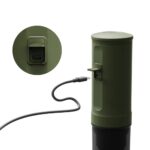 Bezvadu ceļojumu kafijas aparāts Outin Nano Portable Coffee Maker Forest Green, 92°C, 20bar, 7500mAh, Type-C