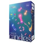 Viedā LED lampiņu virtene Twinkly Candies Candles, Gen II, 12m, 200LED, IP20, BT+WiFi, USB-C