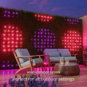 Viedā LED lampiņu virtene tīkls Twinkly Candies Pearls Net, 1.45x2.4m, 240LED, RGB, IP44, BT+WiFi