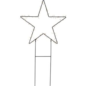 LED āra dekorācija zvaigzne Star Trading Barlumi, 115x60cm, 150ED, 2400K, IP44