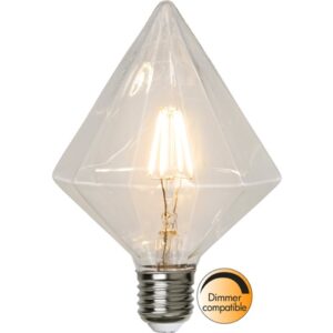 LED dekoratīvā spuldze Star Trading E27 Clear, 16.5cm, 3.2W, 2700K, 320lm, IP44, DIM