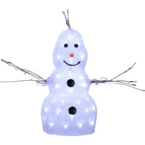 LED Ziemassvētku dekorācija Star Trading Figurine Crystalo, 38cm, CW, 50LED, IP44