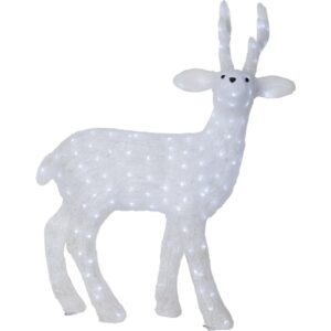 LED Ziemassvētku dekorācija briedis Star Trading Figurine Crystalo, 97cm, CW, 200LED, IP44