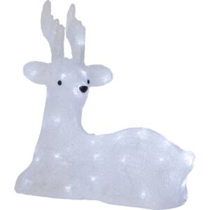 LED Ziemassvētku dekorācija briedis Star Trading Figurine Crystalo, 45cm, CW, 60LED, IP44