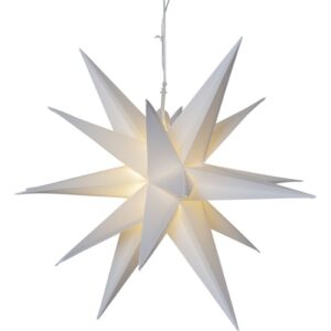 LED āra dekorācija zvaigzne Star Trading Alice 3D, 57x57cm, 12LED, WW, 3xAA, ar taimeri
