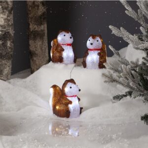 LED dekorācija Vāveres 3gb. Star Trading Crystalo Squirrels, 1.2m, 30LED, 3xAA, ar taimeri, IP44 LED dekorācija Vāveres 3gb. Star Trading Crystalo Squirrels, 1.2m, 30LED, 3xAA, ar taimeri, IP44