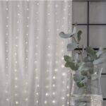 LED gaismas nano stieples aizkars Star Trading Curtain Dew Drop, 1x2m, 200LED, WW, IP20