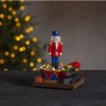 LED gaismas dekorācija Riekstkodis Star Trading Nutcracker, 16x13cm, 8LED, rotējošs, 3xAA, ar taimeri