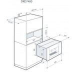 Iebūvējams kafijas automāts De Dietrich Platinum DKD7400X, 1350W