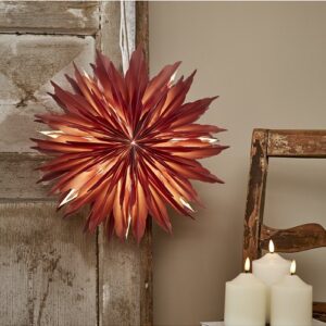 Papīra zvaigzne piekarama Star Trading Dis, 40cm, Sarkana Papīra zvaigzne piekarama Star Trading Dis, 40cm, Sarkana