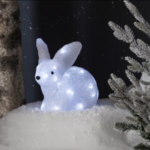 LED Ziemassvētku dekorācija Star Trading Crystalo, 27cm, CW, 30LED, IP44, 3xAA, ar taimeri LED Ziemassvētku dekorācija Star Trading Crystalo, 27cm, CW, 30LED, IP44, 3xAA, ar taimeri