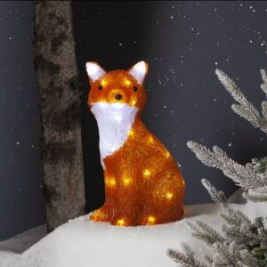 LED Ziemassvētku dekorācija Star Trading Figurine Crystalo, 35cm, CW, 40LED, IP44 LED Ziemassvētku dekorācija Star Trading Figurine Crystalo, 35cm, CW, 40LED, IP44