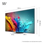 Televizors LG Smart TV QNED AI 4K 55QNED87T3B, 55", 140cm, 4K UHD (2160p), webOS