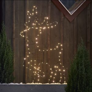 LED āra dekorācija briedis Star Trading Silhouette Cupid, 88cm, 130LED, WW, IP44, 3xAA, ar taimeri LED āra dekorācija briedis Star Trading Silhouette Cupid, 88cm, 130LED, WW, IP44, 3xAA, ar taimeri