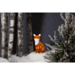LED Ziemassvētku dekorācija Star Trading Figurine Crystalo, 35cm, CW, 40LED, IP44