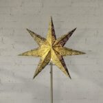 Papīra zvaigzne Star Trading Antique, 48cm, Zelta