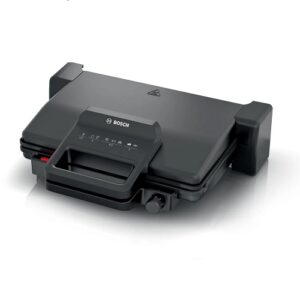 Elektriskais galda grils Bosch Contact Grill TCG3323 2000W, 31x22cm, melns