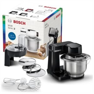 Virtuves kombains Bosch MUM Serie | 2, 700W, 3.8l, MUMS2EB01, Melns Virtuves kombains Bosch MUM Serie | 2, 700W, 3.8l, MUMS2EB01, Melns