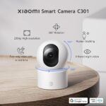 Viedā novērošanas kamera Xiaomi Mi C301 BHR8683GL, 3MP, 2K, 360°, MJA1 security chip