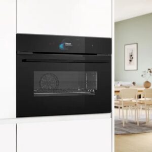 Iebūvējama cepeškrāsns ar tvaika funkciju Bosch Serie 8 CSG958DB1, 60x45cm, AirFry, PerfectRoast Plus