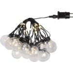 LED dārza virtene Star Trading Bolla, 5.3m, 60LED, 2900K, 137lm, 8MODE, IP44