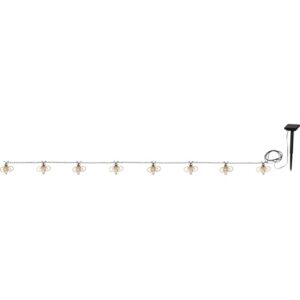 LED gaismas virtene ar saules baterijām Star Trading Wings, 2.1m, 8LED, WW, IP44