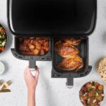 Karstā gaisa friteris Russell Hobbs Satisfry Air 9L Dual Basket 27680-56, 2800W, 2x4.5l, 9prog.