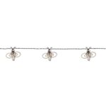 LED gaismas virtene ar saules baterijām Star Trading Wings, 2.1m, 8LED, WW, IP44